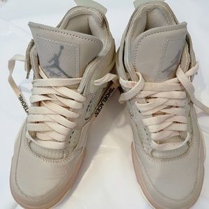 Authentic Jordan x Off-White Air Jordan 4 Retro SP "Sail" sneakers
